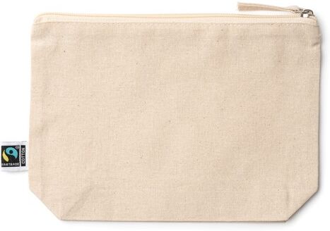 Trousse de toilette personnalisée en coton équitable Zigari beige TAILLE UNIQUE ADULTE