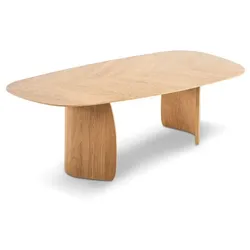 Mobitec Esstisch Dolmen 230 x 120 cm Holz Braun Eiche