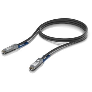 UbiQuiti DAC-Kabel UACC-DAC-QSFP28-3M, 3 m, Direct Attach Black, bis 100 Gbit/s, QSFP28/QSFP28