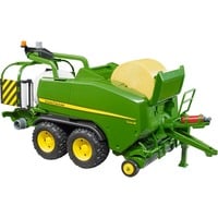 02032 John Deere Rundballen - Presswicke, Modellfahrzeug grün