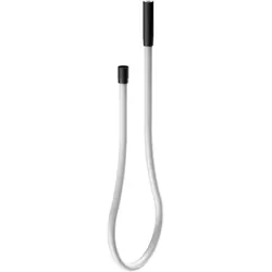 Keuco Gussschlauch 59996371851 1800mm, Schlauch weiß, schwarz matt