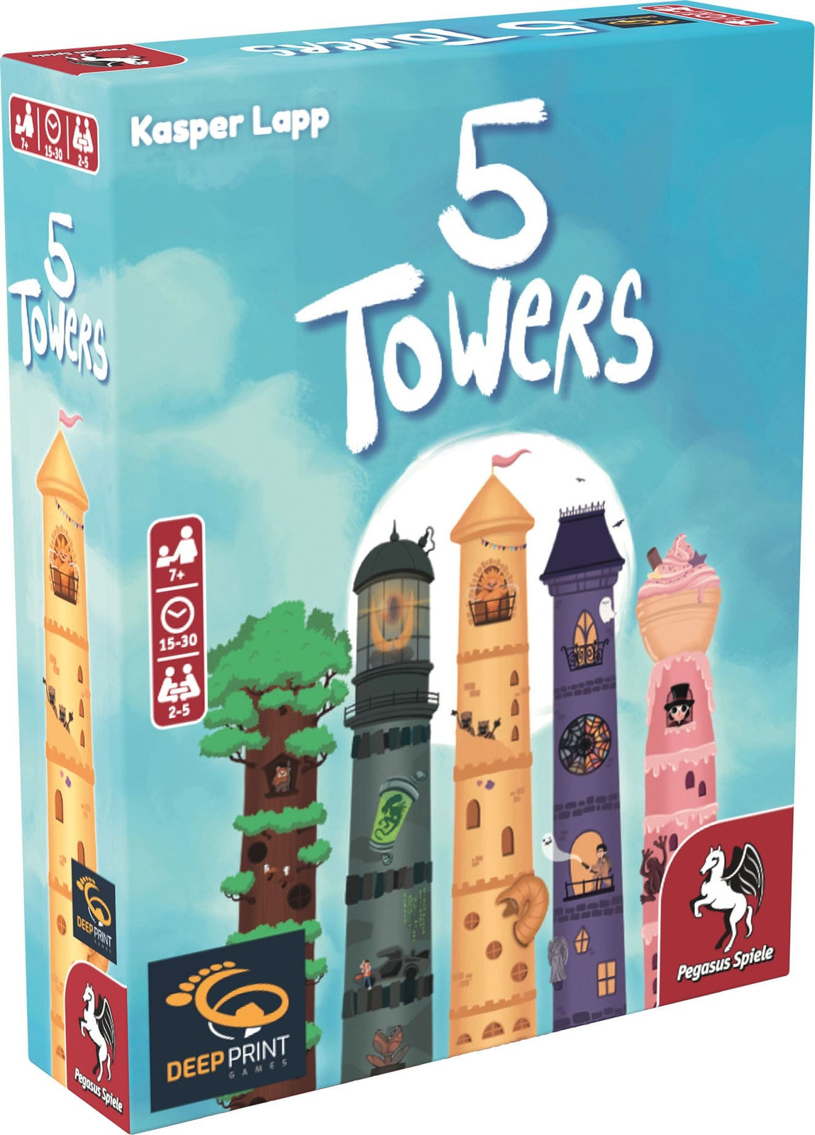 5 Towers Deep Print Games Engelse editie