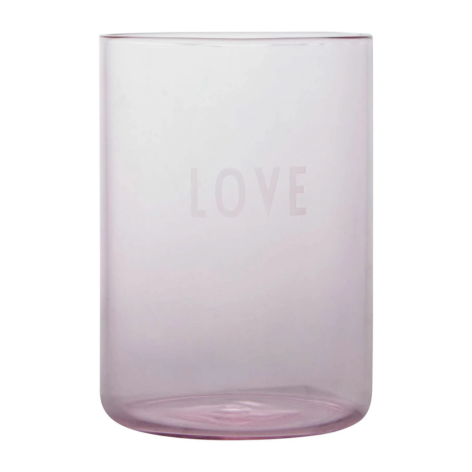 Design Letters favoriete glas Love-rose 35 cl