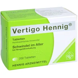Vertigo Hennig Tabletten