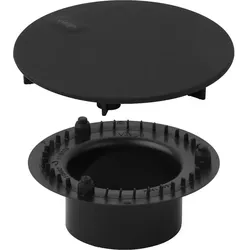 Viega Tempoplex 6966.0 Ausstattungsset 838881 Kunststoff schwarz matt, d= 115mm