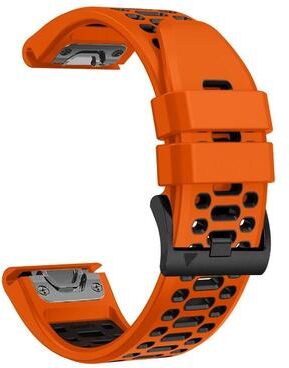 Uplifted Finds QuickFit Sport Silicone Watch Strap 22mm 26mm For Garmin Fenix And Epix quickfit 22mm orange Black