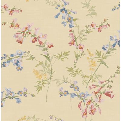 Seabrook Designs Derbyshire Wildflowers Unpasted Wallpaper