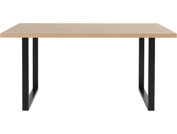 Esstisch FORTE, braun (artisan eiche, schwarz), B:140cm H:74,1cm T:90cm, Tische, Esstisch, Breite 140 cm