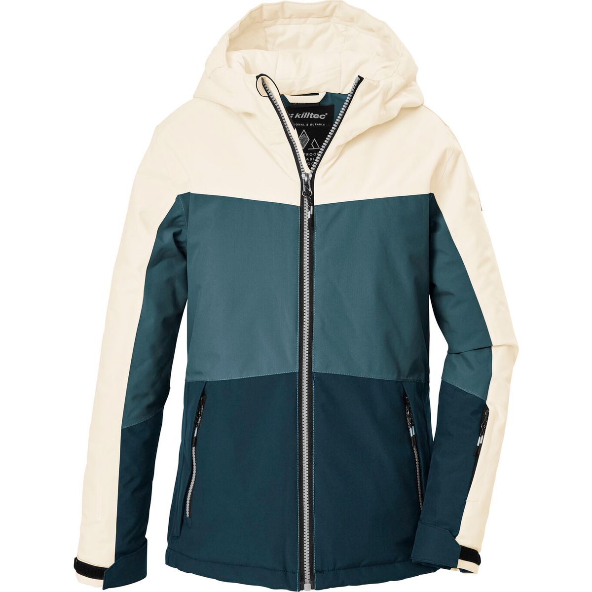 killtec KSW 198 Girls Ski Jacket ecru (00103) 116 44796-000-00103-116