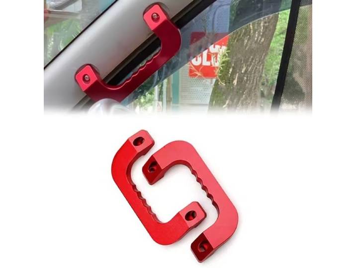 Poignées de porte intérieures en alliage d'aluminium pour Toyota Hiace, poignées de toit, accessoires de modification intérieure automobile