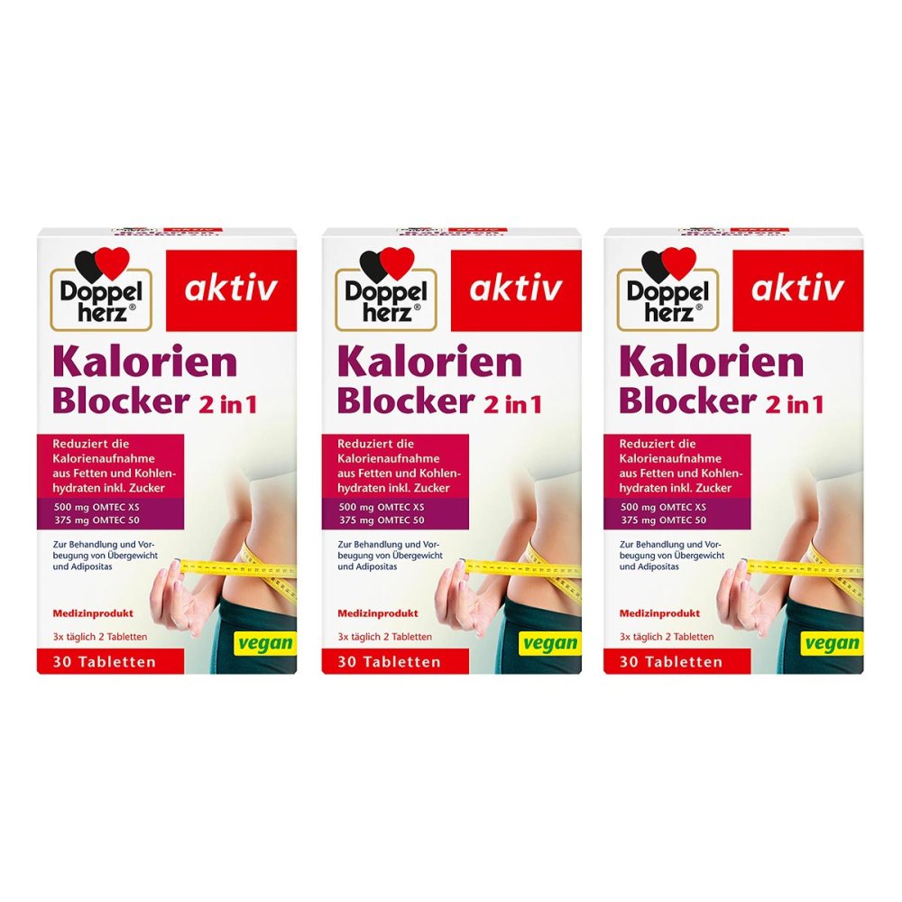 Queisser Pharma GmbH & Co. KG Doppelherz Kalorien Blocker 2in1 Tabletten 08107055