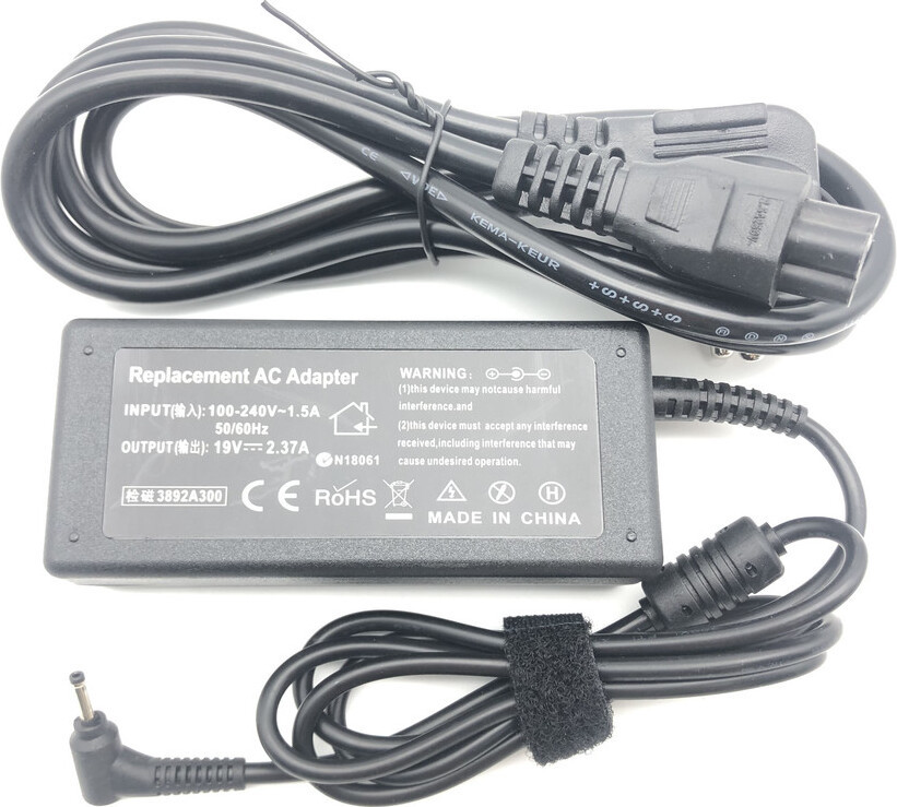T-ProTek 45W EU-stekkeradapter netvoeding oplader voor Samsung Chromebook NP530U4B