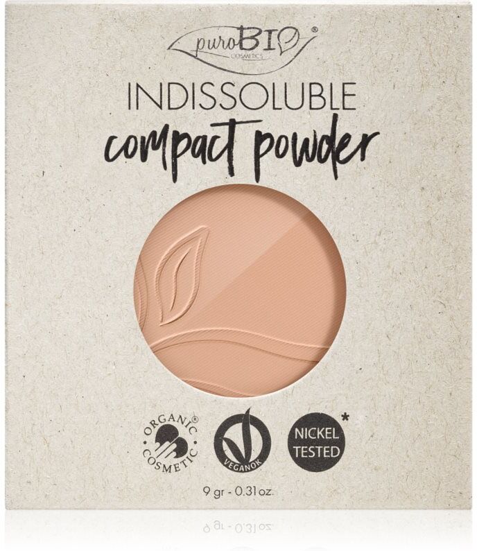 puroBIO Cosmetics Indissouble compact powder refill shade 04 9 g