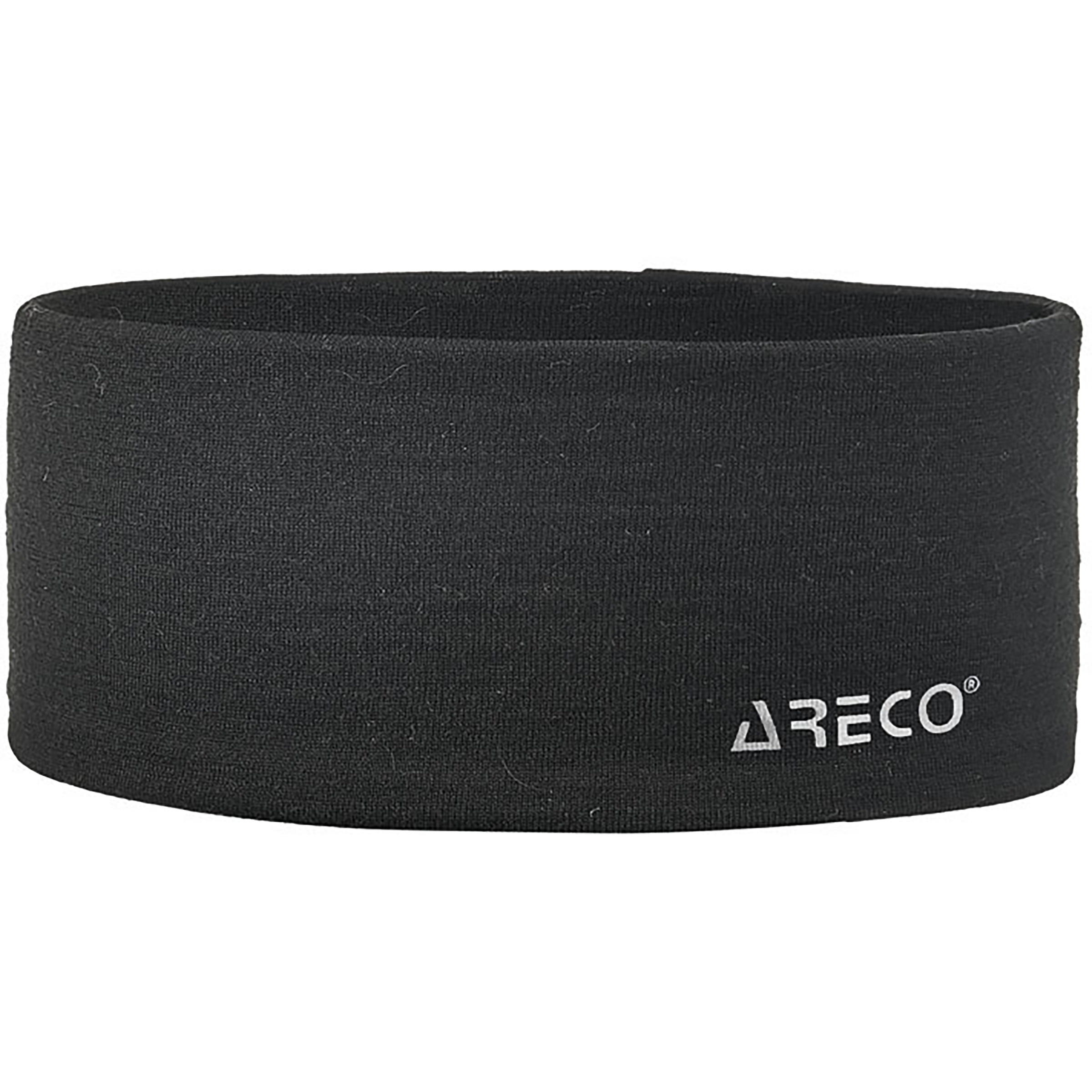 Areco Merino Stirnbänder schwarz Trekking Hautfreundlich Merinowolle