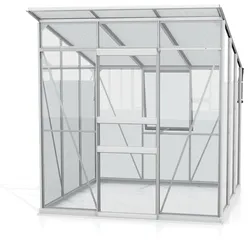Vitavia Gewächshaus "Palma 4450" inkl. Stahlfundamentrahmen,aluminium eloxiert,3,7 m2