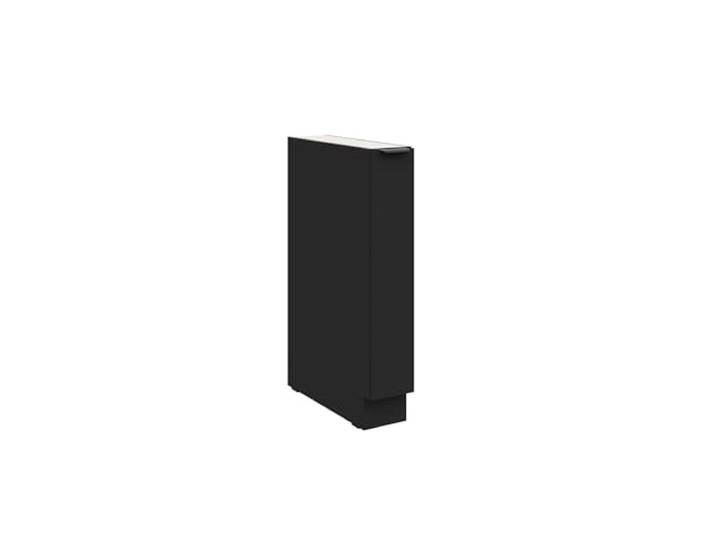 Küchen Unterschrank Schrankauszug 15 cm SIENA Schwarz Küche Küchenzeile