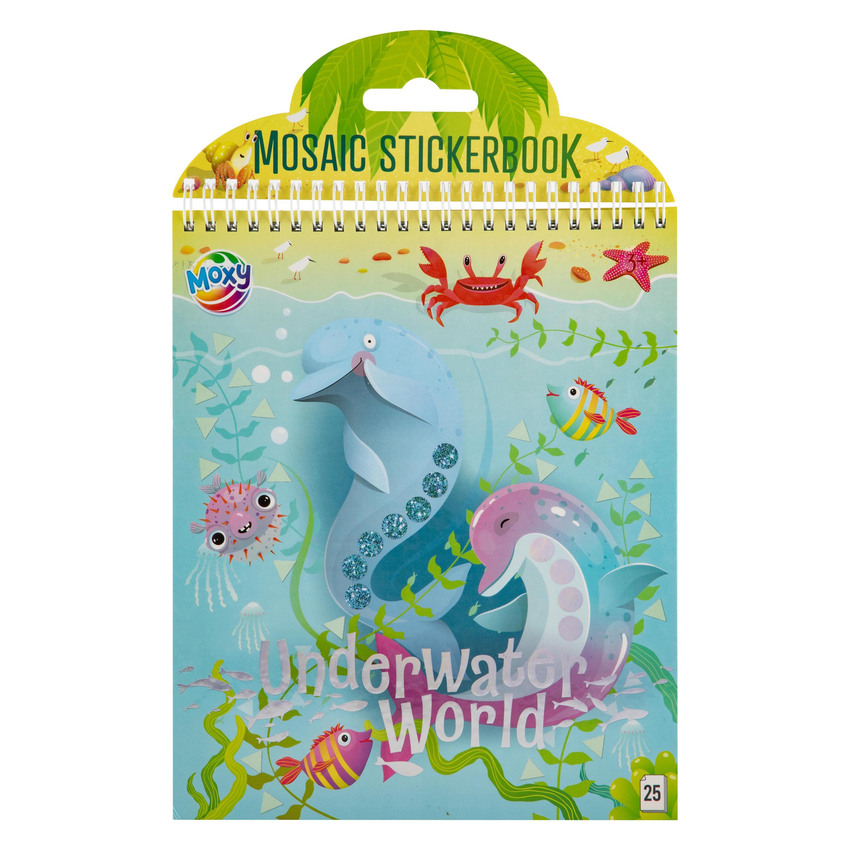 Grafix Luxuriöses Mosaik-Stickerbuch Unterwasserwelt (100131)