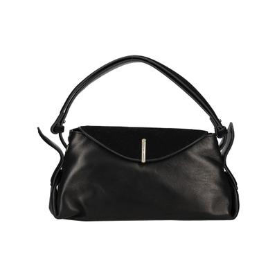 Henkeltasche DOLCE VITA "Dolce Vita Taschen Leder/Synthetik", Damen, Gr. onesize, schwarz, Leder, Lederimitat, Taschen