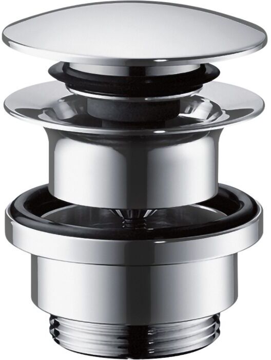 Hansgrohe Ablaufgarnitur 51300000 Push-Open, für Waschtisch- und Bidetmischer, chrom