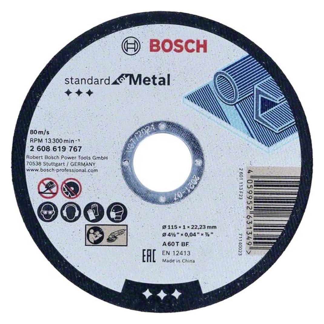Bosch Zubehör Standard for Metal Trennscheibe gerade, 230 mm, 22,23 mm (2608619770)
