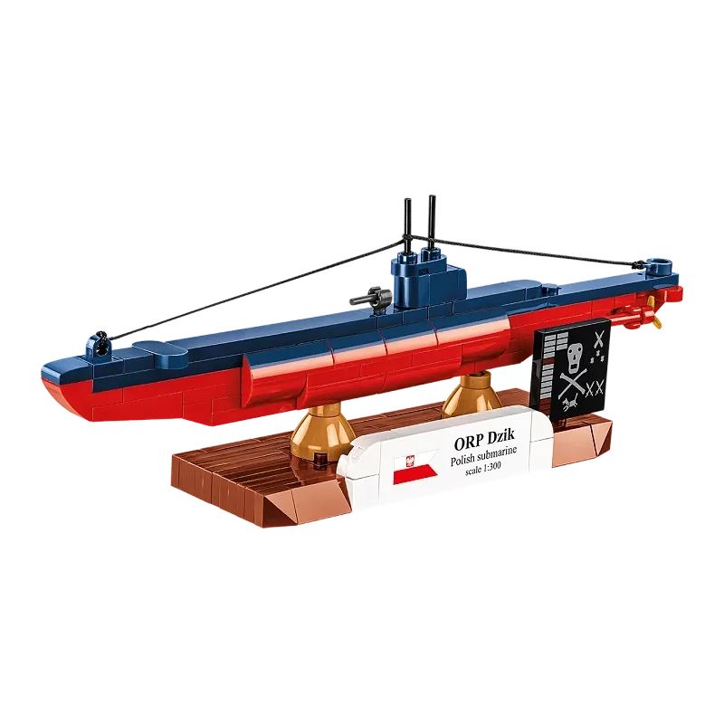 Cobi ORP Dzik Polish Submarine (Maßstab 1:300)