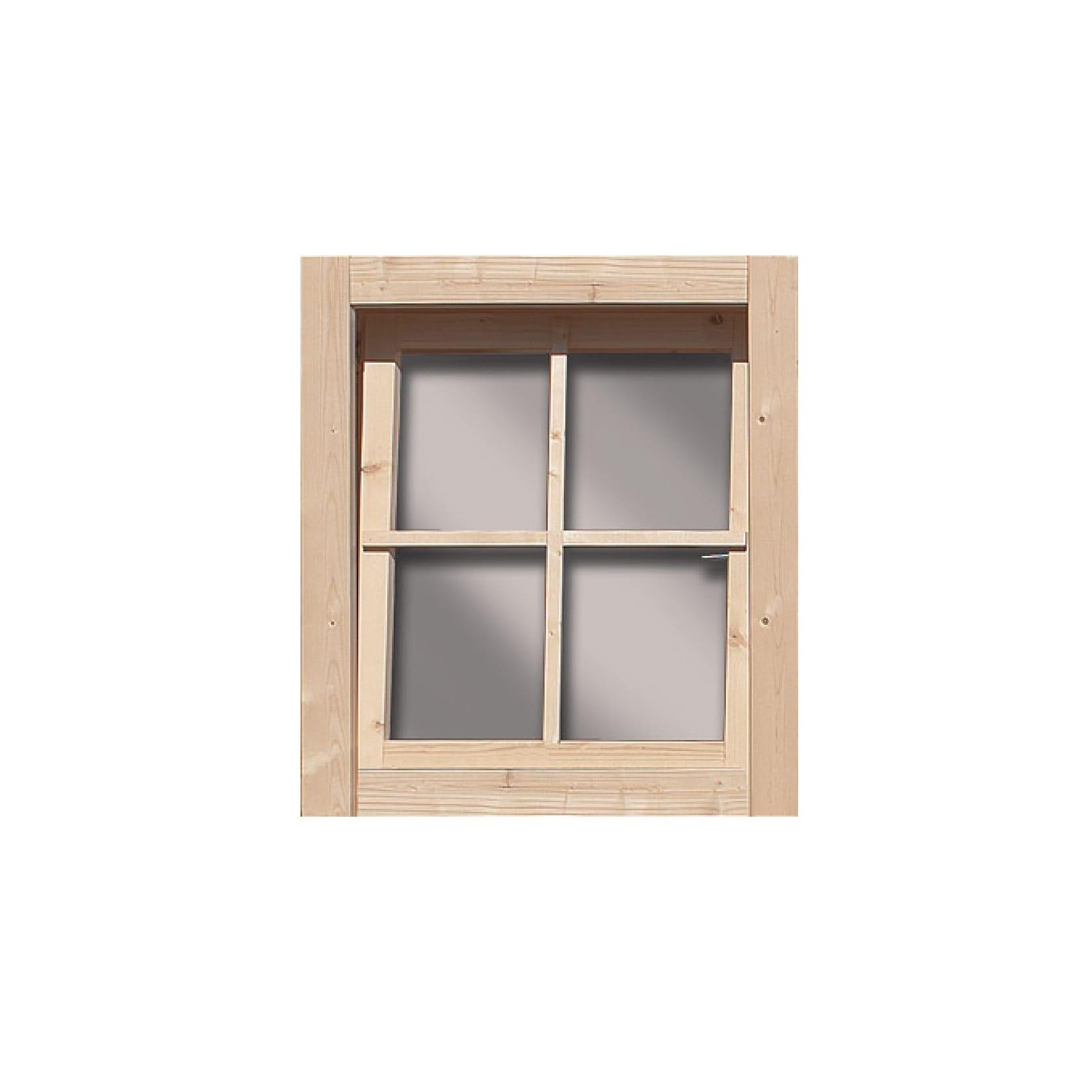 Dreh-/ Kippfenster aus Echtglas 38/40mm Gartenhausfenster