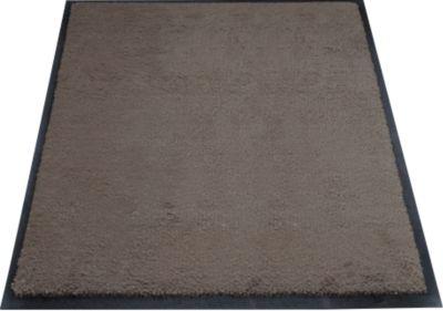 Schmutzfangmatte Eazycare Style von Miltex, eckig, antistatisch, UV-beständig, waschbar, ECONYL® & Niltrilgummi, 750 x 850 mm, graubraun