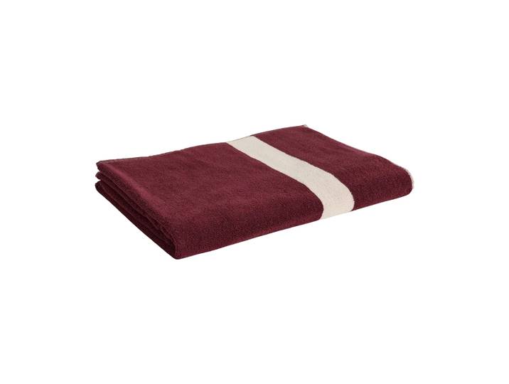 HAY Serviette Stripe Burgundy, 100x150 cm