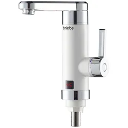 Wasserhahn mit Durchlauferhitzer Tischarmatur Elektrischer, Geringer Verbrauch, Briebe, IH1203, Weiß