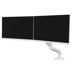 Ergotron LX Pro Monitor Tischhalterung - für 2 LCD-Displays - weiß