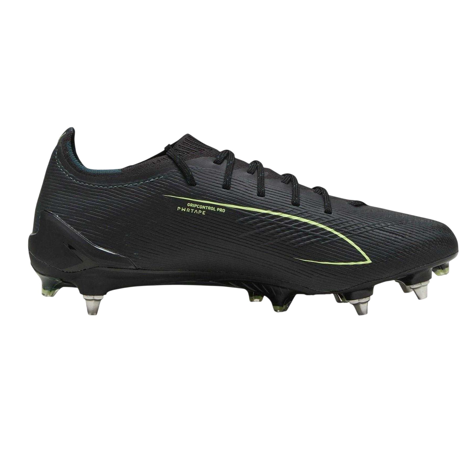 Puma - "Ultra 6 Match" Fußballschuhe für weichen Boden für Herren (Schwarz)