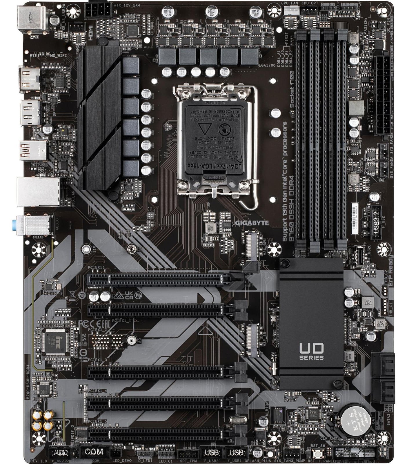 Gigabyte B760 DS3H DDR4 ATX Motherboard Intel B760 Express LGA 1700