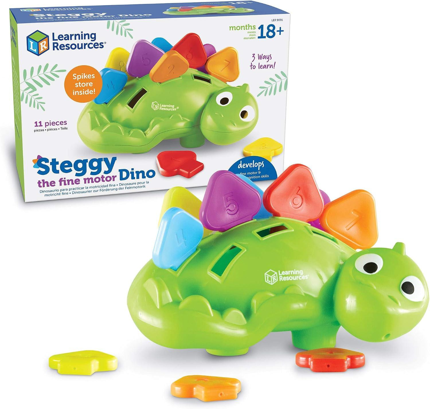Learning Resources Steggy De Fijne Motor Dino 11-stuk set