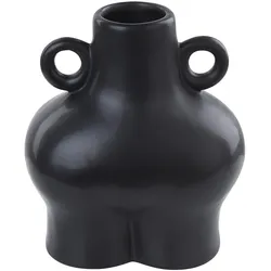 BLUMENVASE Dolomit schwarz Nafplio