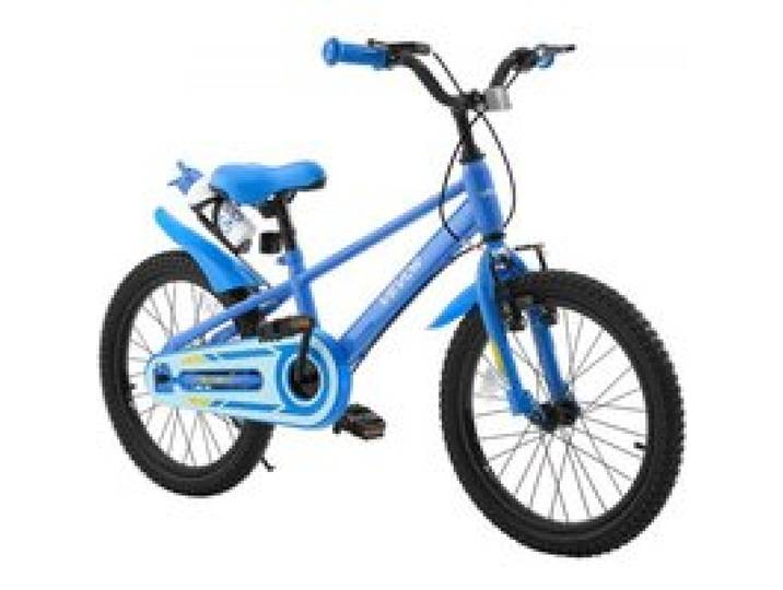 VEVOR Kinderfahrrad 20 Zoll Straßenfahrrad für 7-13 Jahre mit Ständer Blau, Kinderrad für Jungen & Mädchen, Kohlenstoffstahlrahmen, BMX-Stil, Doppelbremsen, Sattel & Lenker Verstellbar, Becherhalter