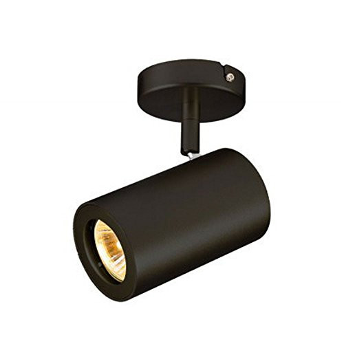 SLV Enola B verstelbare wand- en plafondinbouwarmatuur, zwart, GU10