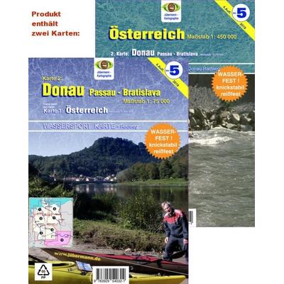 Wassersport-Wanderkarte / Österreich, Sonstige von Erhard Jübermann, Jübermann, E, 978-3-929540-32-1