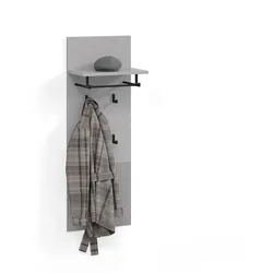WANDGARDEROBE Aterno Grau 43 x 120 cm