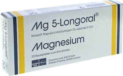 DROSSAPHARM GmbH MG 5 LONGORAL Kautabletten 20 St 02494905