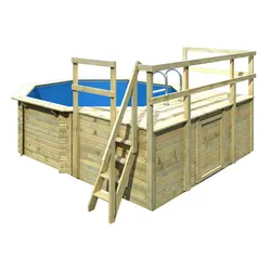 Karibu Pool Modell 1 D - kdi inkl. gratis Sandfilteranlage & Pool-Starterset (Gesamtwert 418,99€)