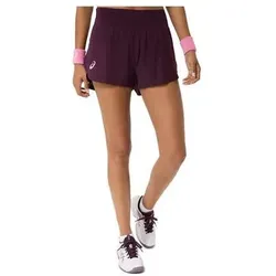 ASICS Damen Shorts Da MATCH LASER CUT SHORT, Größe S in Schwarz Schwarz