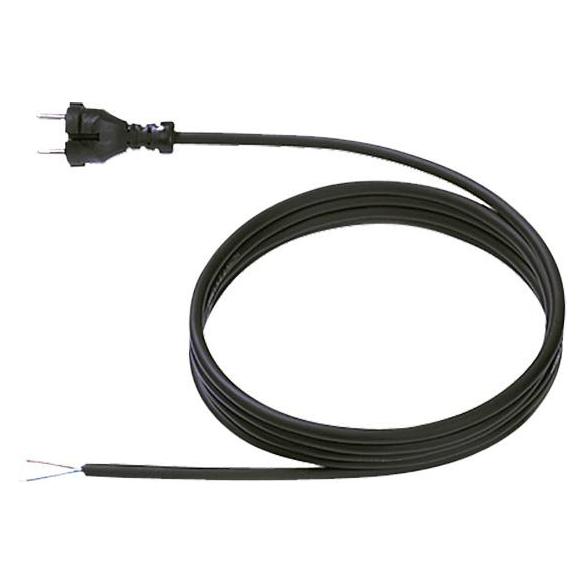 Bachmann Konturen-Zuleitung 5m sw 248.176 H07RN-F 2x1,5 Stecker Typ 24G,lose 248.176 (5 m) (248.176)