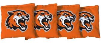 Skip's Garage Rochester Institute of Technology Tigers Orange Cornhole Bags
