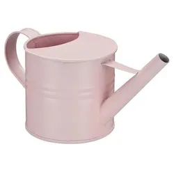 relaxdays Gießkanne aus Metall 1,3 Liter rosa