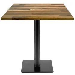 RestooTab - Tisch Milan T 70x70cm Dekor Nussbaum lamelliert