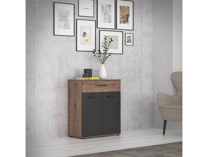 Buffet Type A 70 x 82 x 34cm Marron/Noir