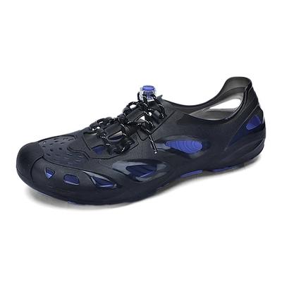 Schwarze Herren-Wassersportschuhe – schnelltrocknend, atmungsaktiv, rutschfest, ideal zum Wandern, für Flüsse, Seen und andere Wassersportarten im Freien
