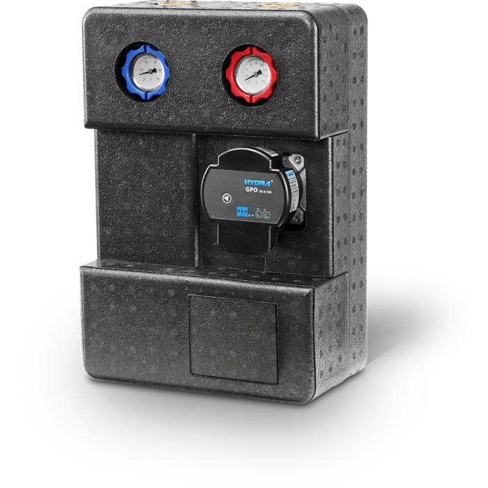 Riberger ungemischte Pumpengruppe GPO DN25 Mit Grundfos UPM3S Auto 25-60 Pumpe