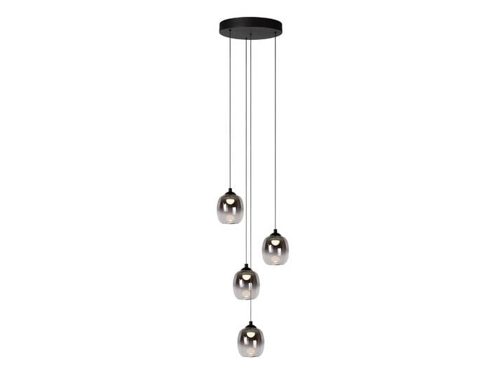 Suspension Led noire et fumé