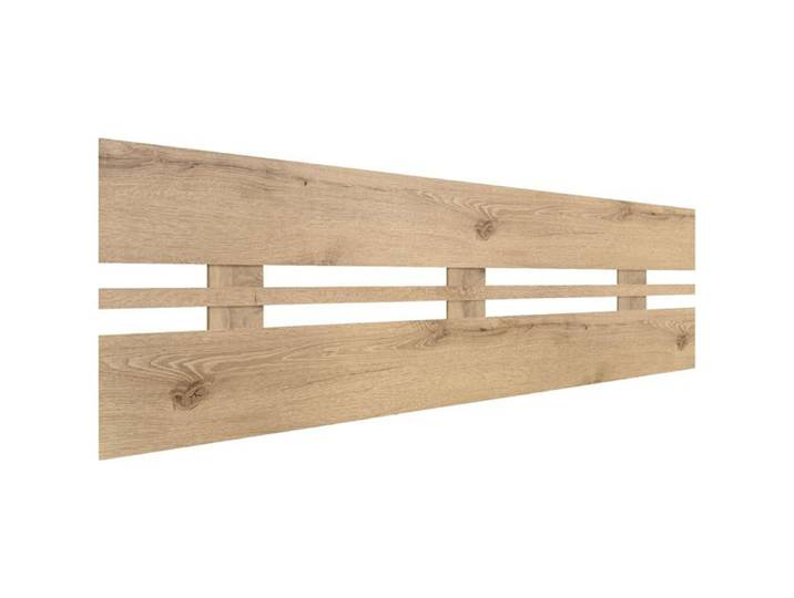 DHOME Tête de lit Cambrian Bois MDF recyclé Style Palette Horizontal 160x46 cm